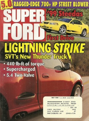 SUPER FORD 1999 MAY - NEW STEEDA, 427SC, SVT KURTIS